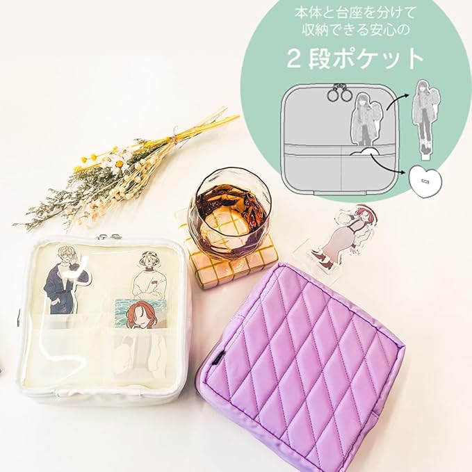 Amazon.co.jp: 推し活 アクスタ ケース Lサイズ アクリル